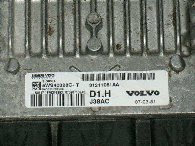 5WS40328C-T ECU CENTRALINA VOLVO 2.0 SID803A 5WS40328C-T 31211081AA D1.H