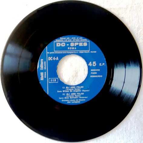 6 dischi 45 giri tra il 1959 e 1965
