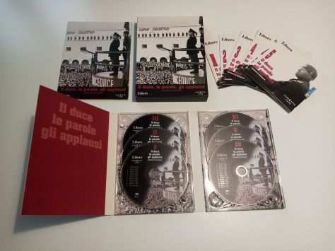 6 DVD BOX MUSSOLINI - IL DUCE LE PAROLE GLI APPLAUSI  LIBRO