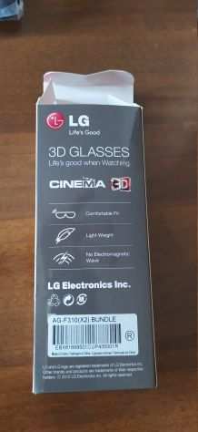 6 OCCHIALI VISIONE 3D TV LG ORIGINALI COME NUOVI