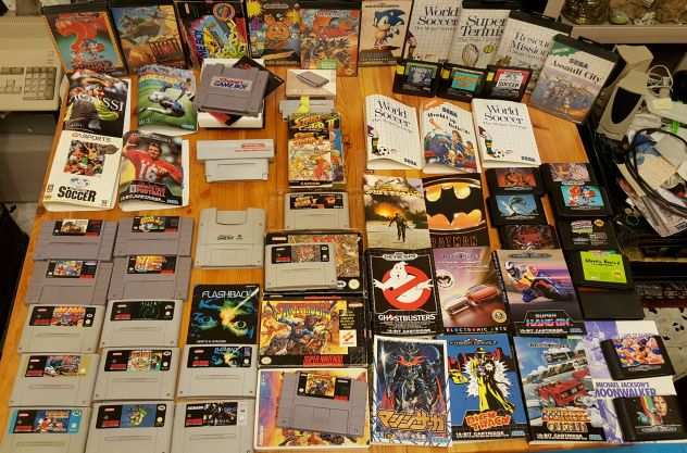60 Giochi Nintendo SNES Megadrive Master System