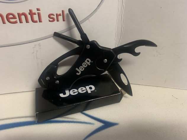 6002350335 Coltellino Multiuso Nero con Logo ORIGINALE JEEP