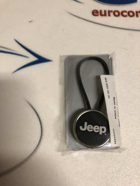 6002351268 PORTACHIAVI ROUND CON LOGO ORIGINALE JEEP