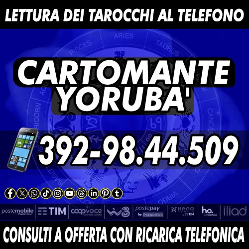 Un consulto telefonico di Cartomanzia a basso costo della durata di 30 minuti.