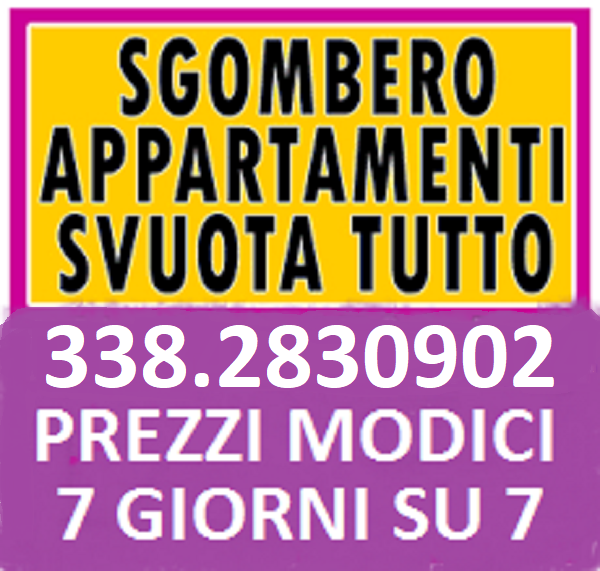 Traslochi trasporti e sgomberi rapidi ed economici 7gg su7