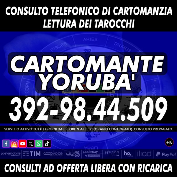 Per i tuoi problemi chiedi aiuto al Cartomante Yorubà