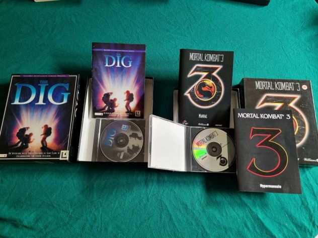 7 videogiochi PC vintage originali in confezione Big Box