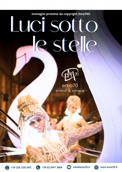 GRAN GALA’ IN BIANCO – EVENTO UNICO IN ITALIA – COSTUMI SCENOGRAFICI – SFILATA LUMINOSA PER LE VIE DELLA TUA CITTA’ - EVENTI DI PIAZZA – EVENTI AZIENDALI – EVENTI PRIVATI – EVENTI PUBBLICI