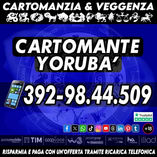 Trova la tua strada con 1 consulto di Cartomanzia con il Cartomante YORUBA'