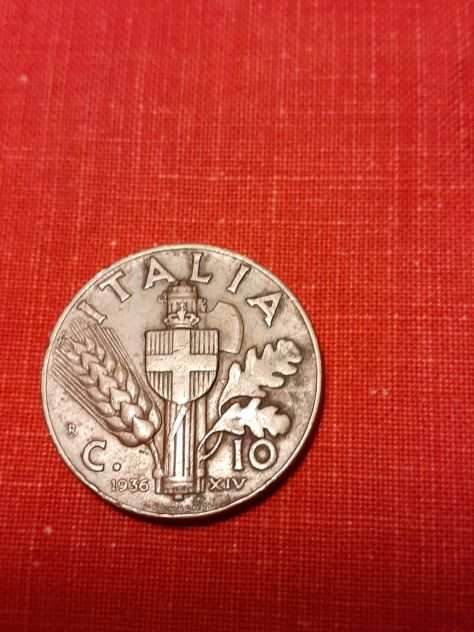 8 monete SPL 10 cent V.E.III Impero1936 38 39 40