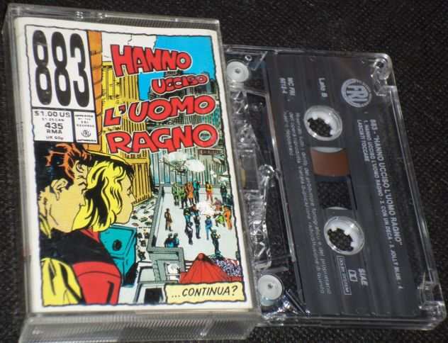 883 (Max Pezzali) Hanno Ucciso Luomo Ragno - Cassetta,Tape,MC,K7 - 1992 FRI