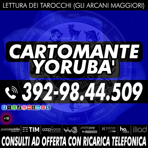 Trova la tua strada con 1 consulto di Cartomanzia con il Cartomante YORUBA'