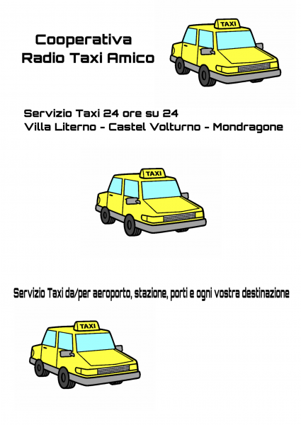 Servizio Taxi Sessa Aurunca Cellole Baia Domizia