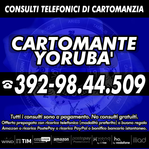 Professionista della cartomanzia al tuo servizio: il Cartomante Yorubà