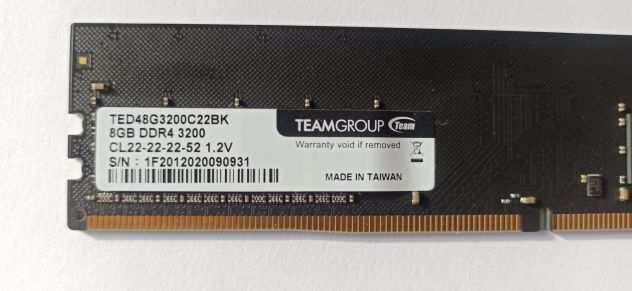 8gb Ram DDR4 3200 desktop