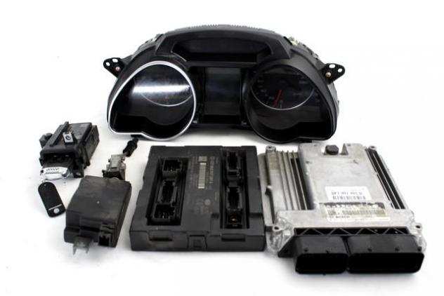 8K1907401D KIT ACCENSIONE AVVIAMENTO AUDI A5 2.7 D 140KW AUT 3P (2008) RICAMBIO USATO CON CENTRALINA MOTORE, QUADRO STRUMENTI, BLOCCHETTI ACCENSIONE A