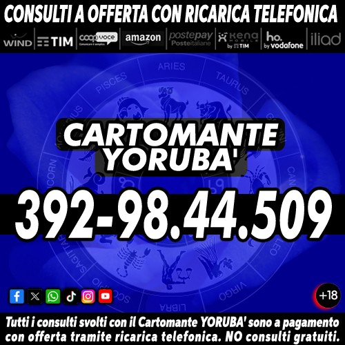 ¸.•*´¨`*•.¸CARTOMANTE YORUBA - LETTURA DEI TAROCCHI AL CELLULARE¸.•*´¨`*•.¸