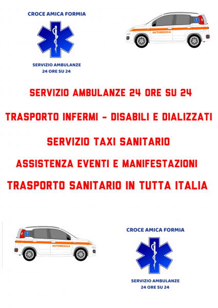 Ambulanza Privata Croce Amica Formia