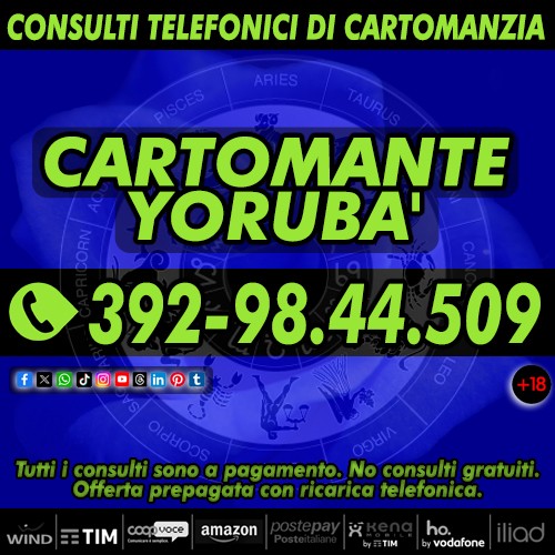 Cartomante YORUBA’…non ci sono paragoni!