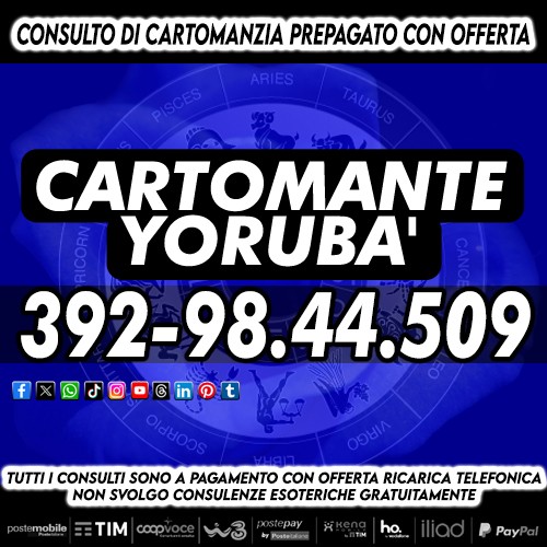 Ascolta le previsioni, gli aiuti e i consigli del Cartomante Yorubà