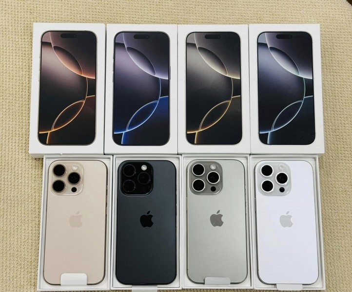 Apple iPhone 16 Pro 128GB = 550 EUR , iPhone 16 Pro Max 256GB = 650 EUR, iPhone 16 128GB = 420 EUR , iPhone 16 Plus 128GB = 450 EUR, Apple iPhone 15 Pro 128GB = 430 EUR , iPhone 15 Pro Max 256GB = 490 EUR, iPhone 15 128GB = 350 EUR