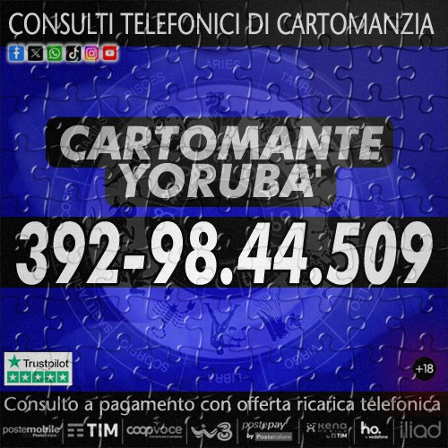 ¸.•*´¨`*•.¸CARTOMANTE YORUBA - LETTURA DEI TAROCCHI AL CELLULARE¸.•*´¨`*•.¸