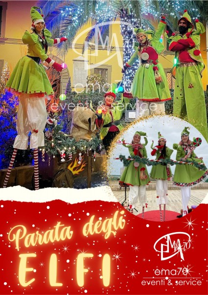 LA CASA DI BABBO NATALE - SFILATA E ANIMAZIONE SUI TRAMPOLI – ANIMARE E INCENTIVARE LO SHOPING NATALIZIO IN UN UNICO SPETTACOLO – EVENTI AZIENDALI - EVENTI PRIVATI -EVENTI PUBBLICI