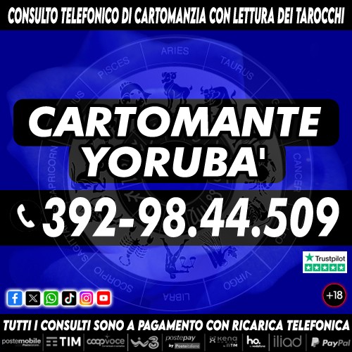 ❤ il Cartomante Yorubà - Lettura dei Tarocchi con offerta ricarica telefonica ❤