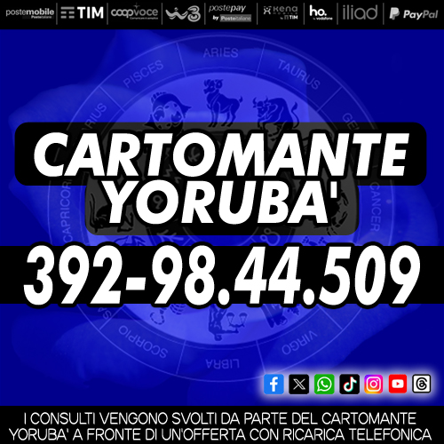 Provare per credere! La Cartomanzia del Cartomante YORUBA'