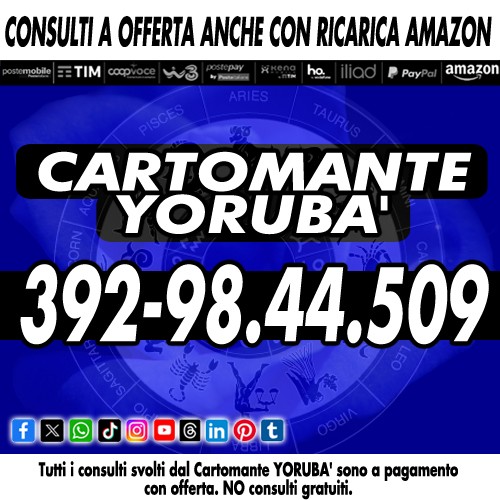 Ritrova l'equilibrio e la serenità grazie ai consigli del Cartomante YORUBA'