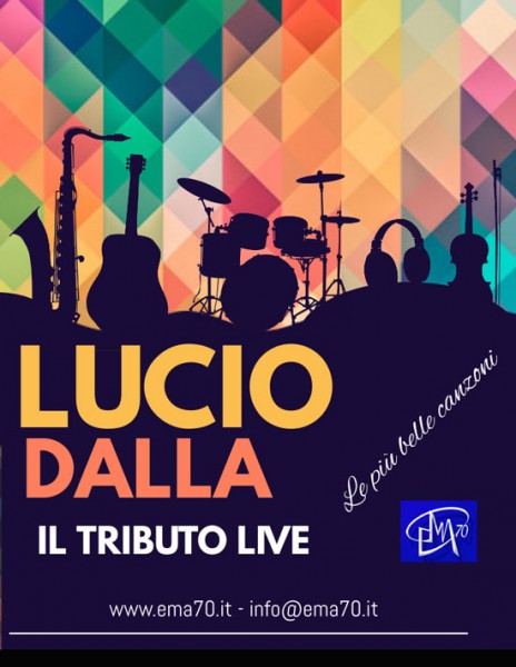 TRIBUTO LUCIO DALLA MUSICA LIVE – CONCERTI - PER EVENTI AZIENDALI - EVENTI PRIVATI - EVENTI PUBBLICI 