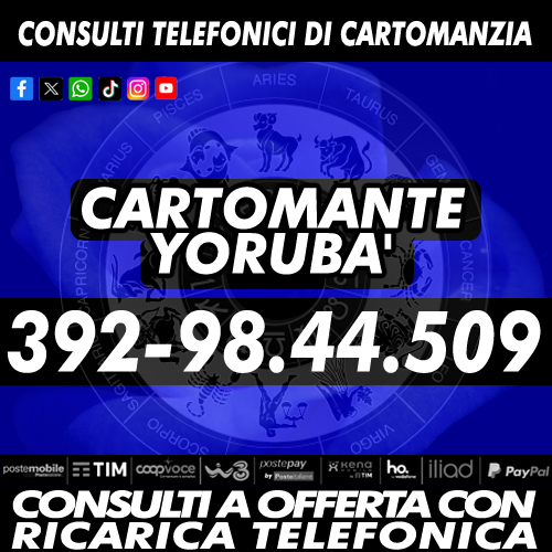 Richiedi subito una consulenza esoterica con il Cartomante Yorubà