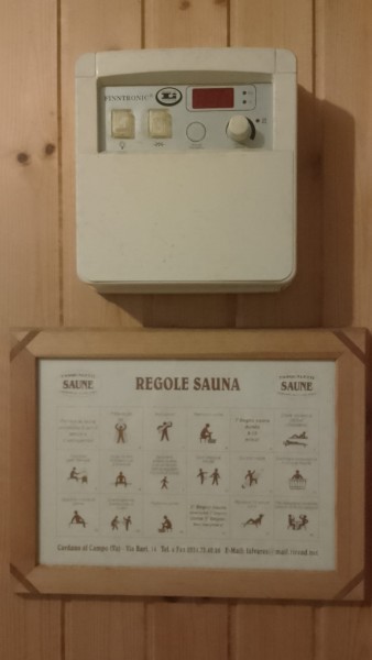 Sauna in legno