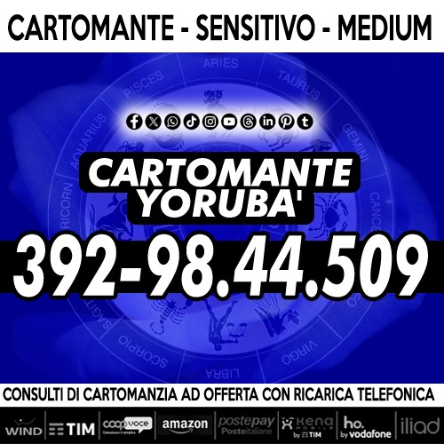 Cartomante YORUBA': specializzato nella Cartomanzia d'Amore!