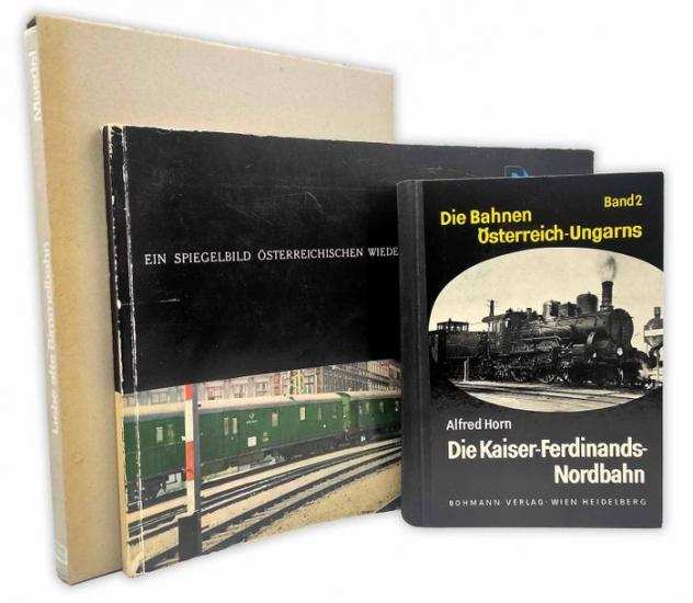 aa.vv. - 7 Libri di storia ferroviaria (Oumlsterreichische Bundesbahnen, Dampflokomotiven, Lokomotiven) - 1956