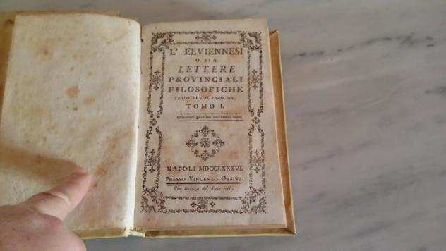 Abate Baruel - LElviennesi o sia lettere filosofiche provinciali - 1786