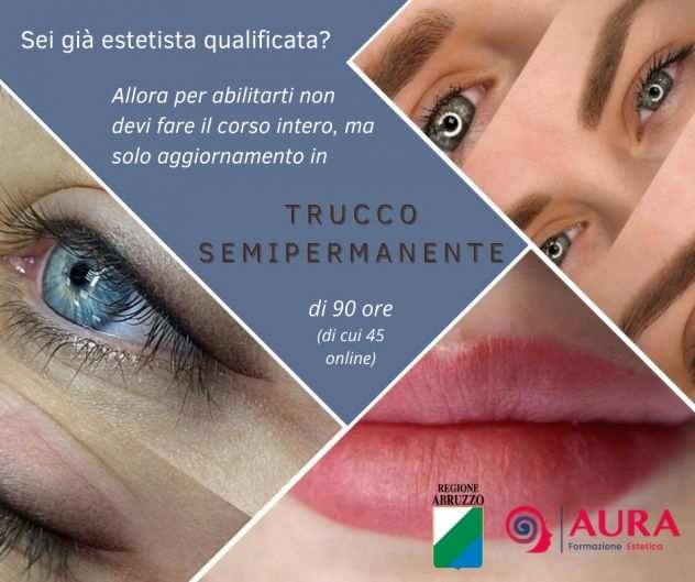 Abilitazione al Trucco Permanente per estetiste qualificate - Corso di 90 ore