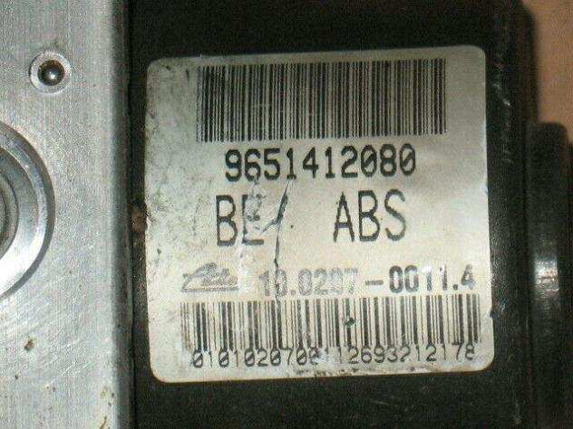 ABS CITROEN PEUGEOT 9651412080 ATE 10.0207-0011.4 10097011083