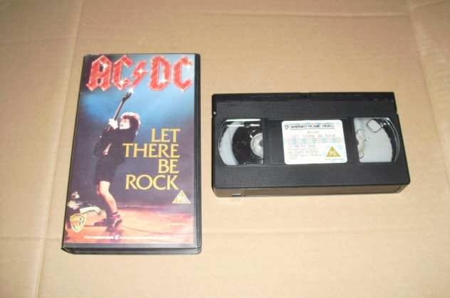 AC DC - LET THERE BE ROCK - VHS RARA 1988