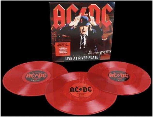 Ac dc - quotLive at River Platequot 3 LPs red vinyl, mint amp sealed. - Album 3 x LP (album triplo) - Stereo, Vinile colorato - 2012