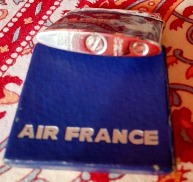 accendino vintage a benzina reclame air france nuovo