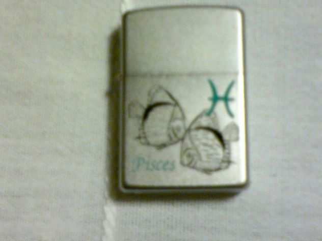 ACCENDINO ZIPPO ORIGINALE - SEGNO ZODIACALE PESCI - NUOVO