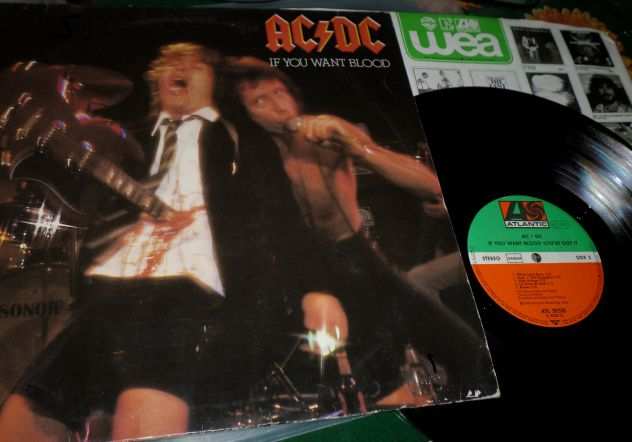 ACDC - If You Want Blood - LP  33 giri 1deg Stampa 1978 Atlantic
