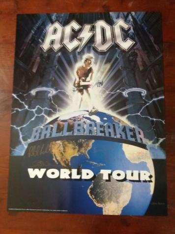 ACDC - Multiple artists - Ballbreaker World Tour 1995 - Litho - Limited Edition - Printed Signatures - COA - Articolo memorabilia merce ufficiale - 1