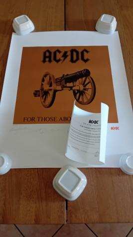 ACDC - Multiple artists - For Those About To Rock - Litho - Plate Signed - COA - nr 2942500 - Articolo memorabilia merce ufficiale - 19961996