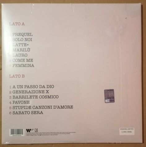 Achille Lauro - Lauro (vinile Bianco) edizione limitata numerata