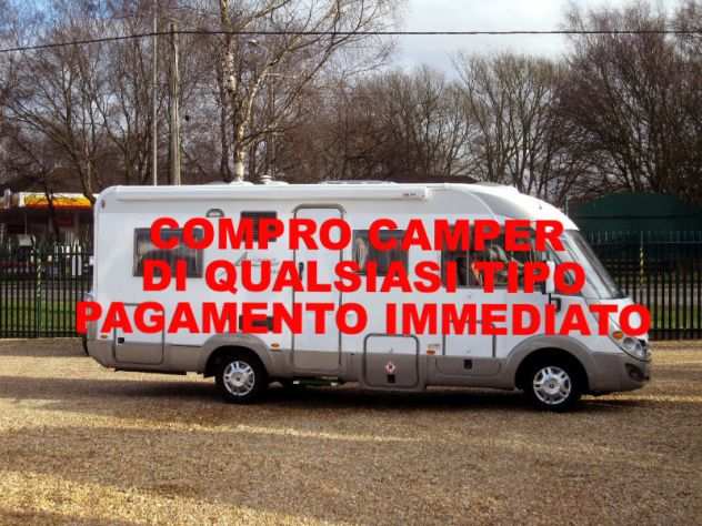 Acquisto camper pagamento immediato