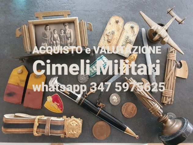 ACQUISTO Caschi militari Pugnale Fascisti COMPRO Medaglie e Distintivi ventennio