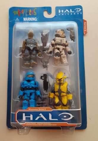 ACTION FIGURES HALO MINIMATES SERIE 3 -DIAMOND SELECT TOYS- (ANNO 2011) (NUOVO