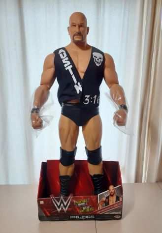 ACTION FIGURES WRESTLING -STONE COLD STEVE AUSTIN 80 CM.- NUOVO